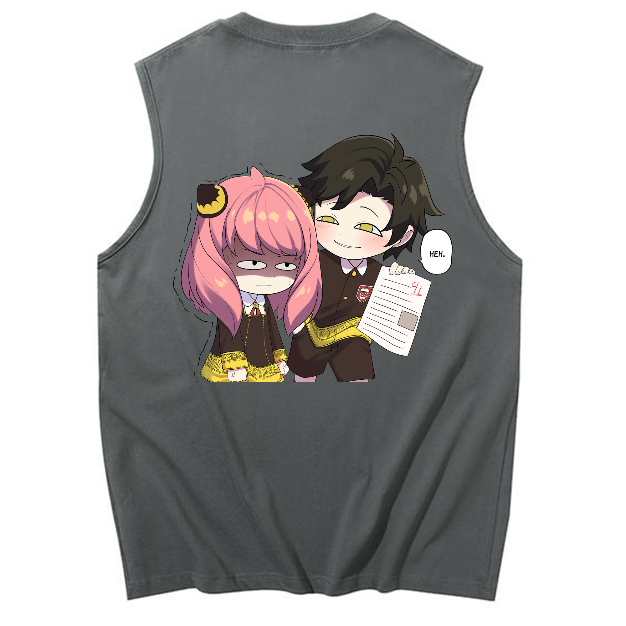 （画像用） SPY×FAMILY间谍家家酒 コットン100％タンクトップ（背面プリント）